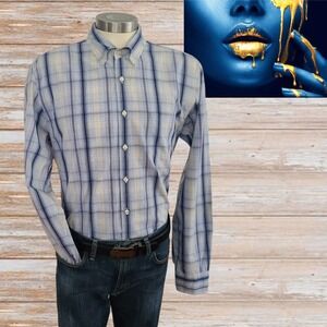 J Crew Shirt Mens‎ Large Plaid Button Up Long Sleeve Cotton Casual